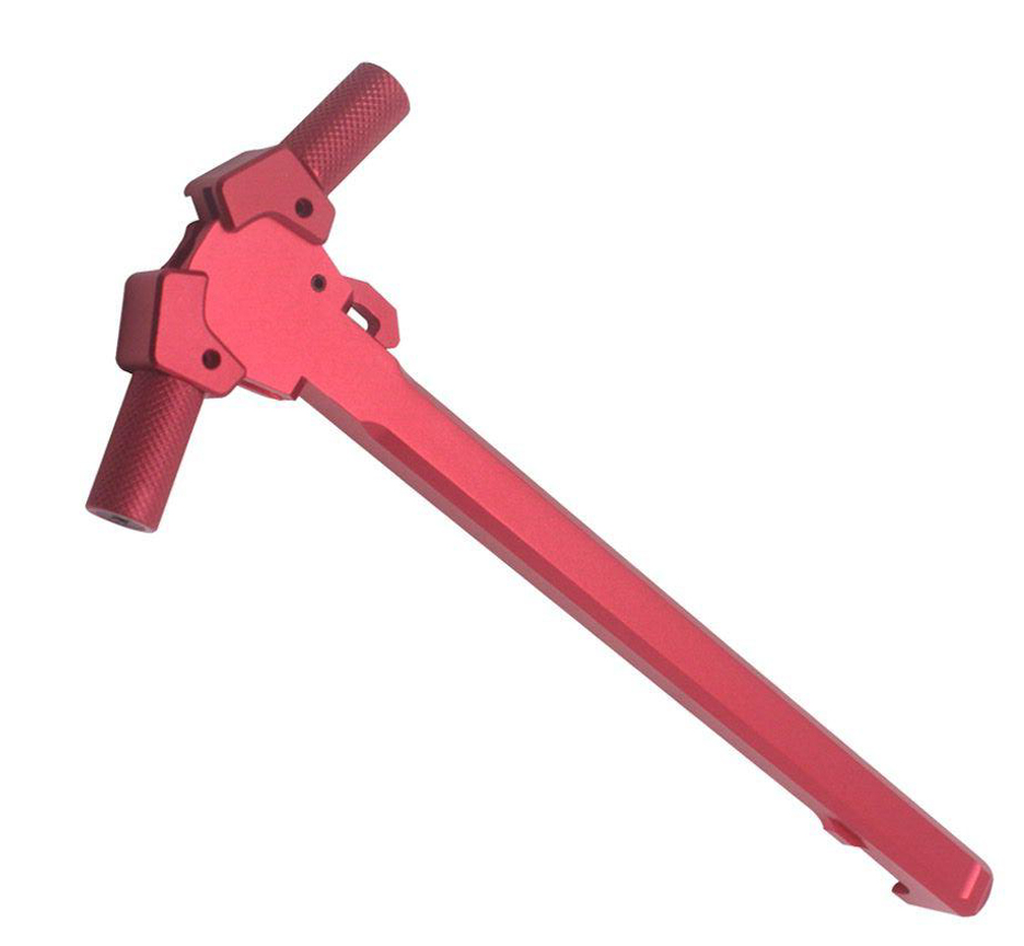 Aluminum Ambidextrous Charging Handle - Red